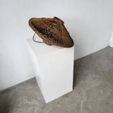 60s Ufo pendant light in Italian wicker
