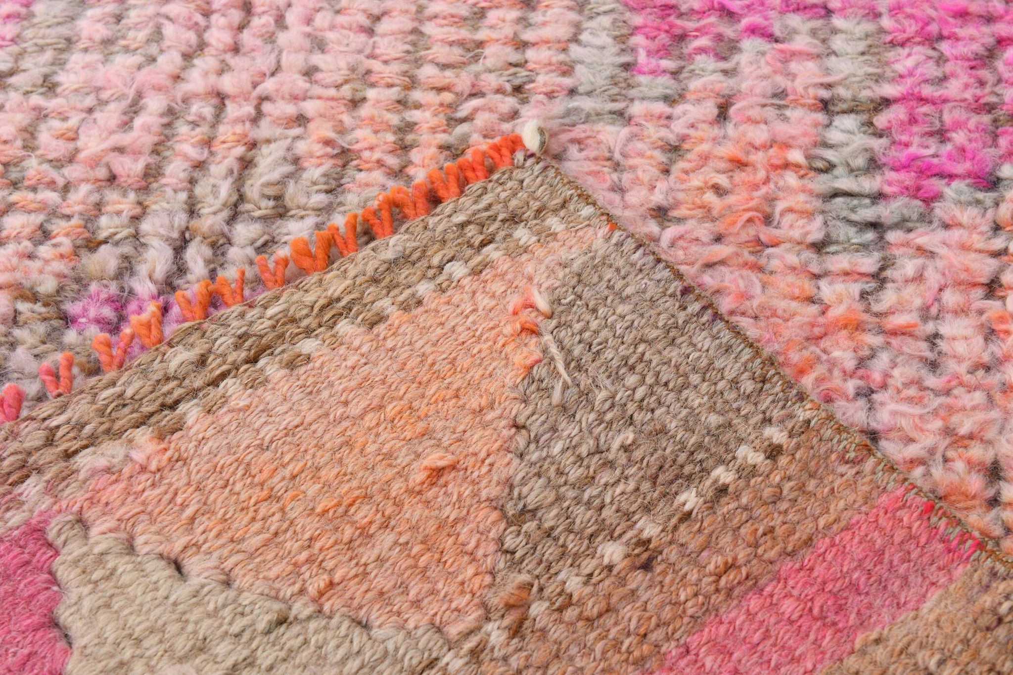 3x10 Oriental Pink Wool Turkish Runner Rug, 89x295Cm SK 18196