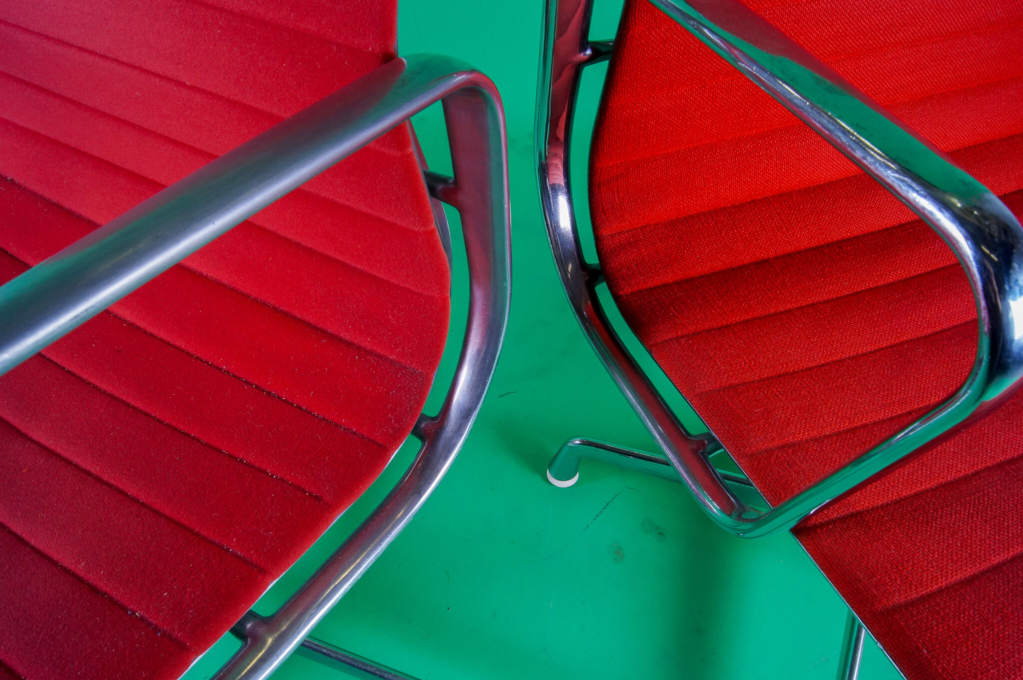 Set of 8 chairs model EA108 & EA107 by Charles and Ray Eales Vitra edition