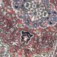 Old Persian carpet end Sarogh handmade 102 X 142 CM