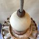 Suspension naturelle en bois et jute