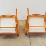 Pair of midcentury armchairs by Jaroslav Šmídek, 1960´s