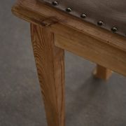 A pair of antique Danish pine stools from the late 19th century.