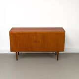 Enfilade danoise en teck par Carlo Jensen pour Hundevad & Co., 1960s