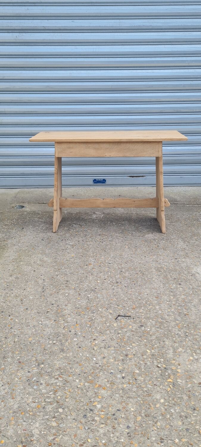 Console savoyarde en chêne blond 1950