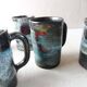 Lot de 6 tasses, en terre cuite, de Vallauris