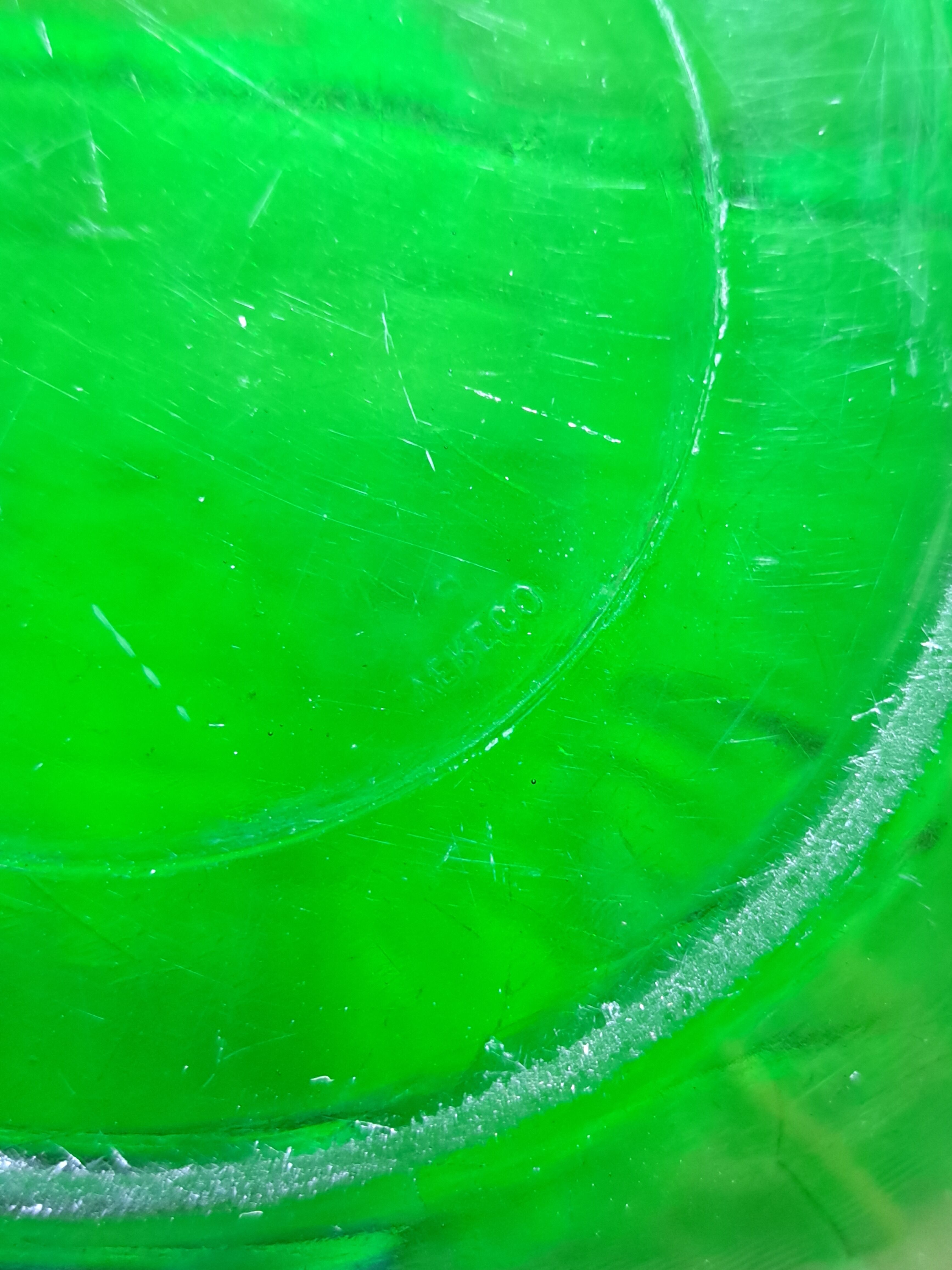 Vintage square vereco salad bowl