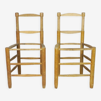 Pair of chairs Charlotte Perriand Bauche n18