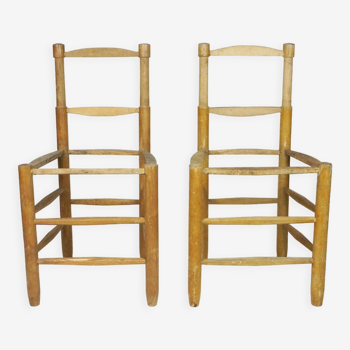 Paire de chaises Charlotte Perriand Bauche n18