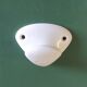 Wall-mounted coat hook in porcelain - mid 20th century