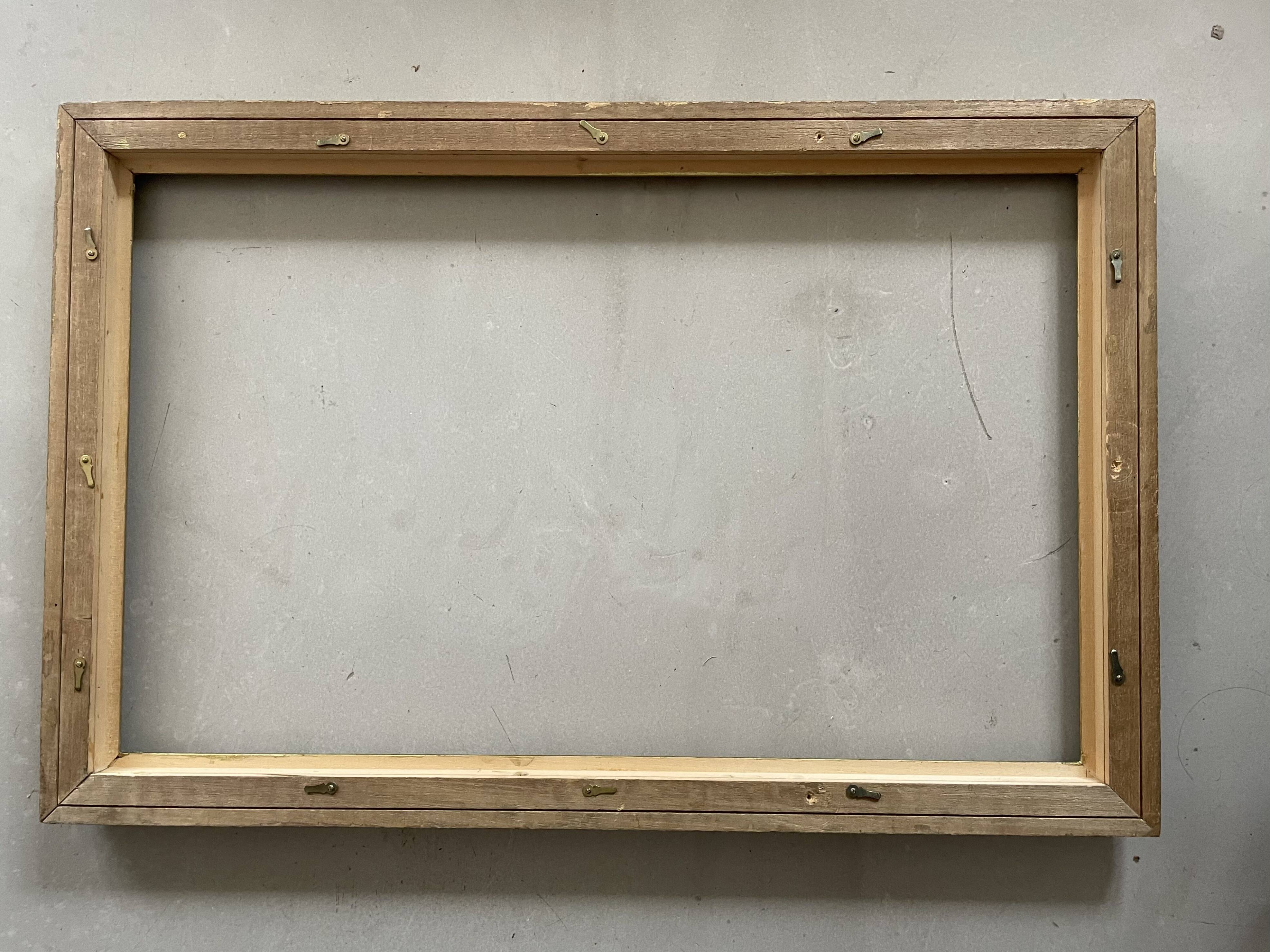 Golden wooden frame 45x68cm