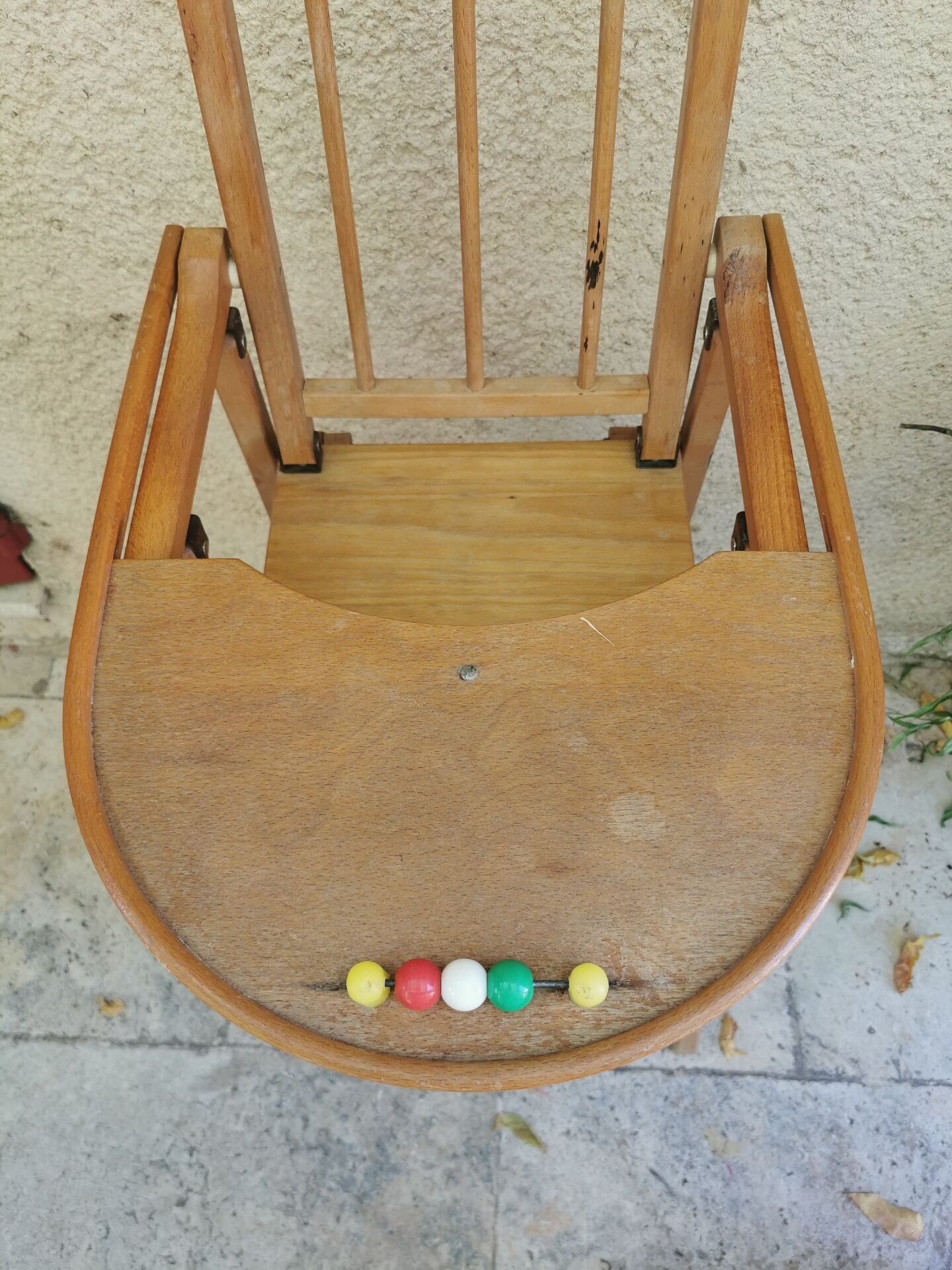 Wooden high chair