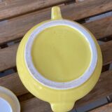 Yellow vintage teapot