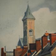 André Derain : Amiens traversé par la Somme, Lithographie signée