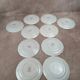 Set of 10 vintage dessert plates L’amandinoise Coopélia