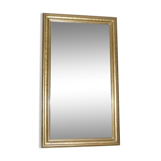 Miroir ancien en bois doré 78x134 cm