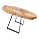 Handcrafted coffee table in solid ash – Unique piece
