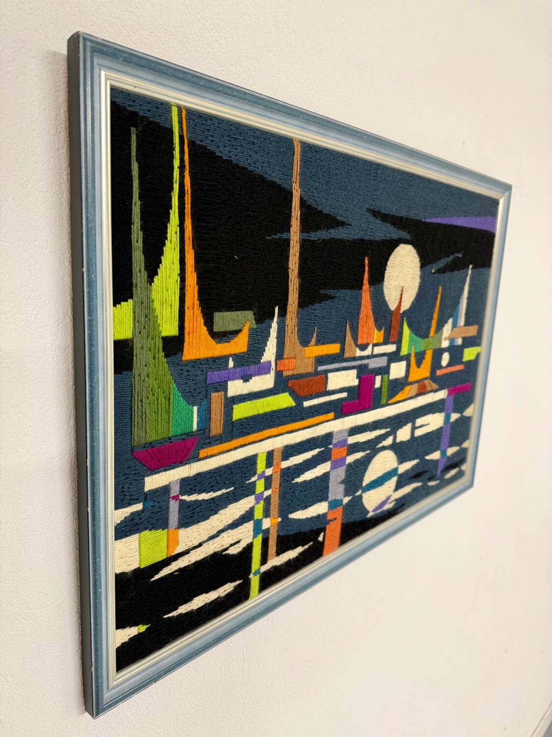 60s canvas design / vintage tapestry colours