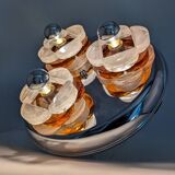 Murano glass ceiling lamp by Albano Poli for Poliarte 1970s