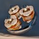 Murano glass ceiling lamp by Albano Poli for Poliarte 1970s