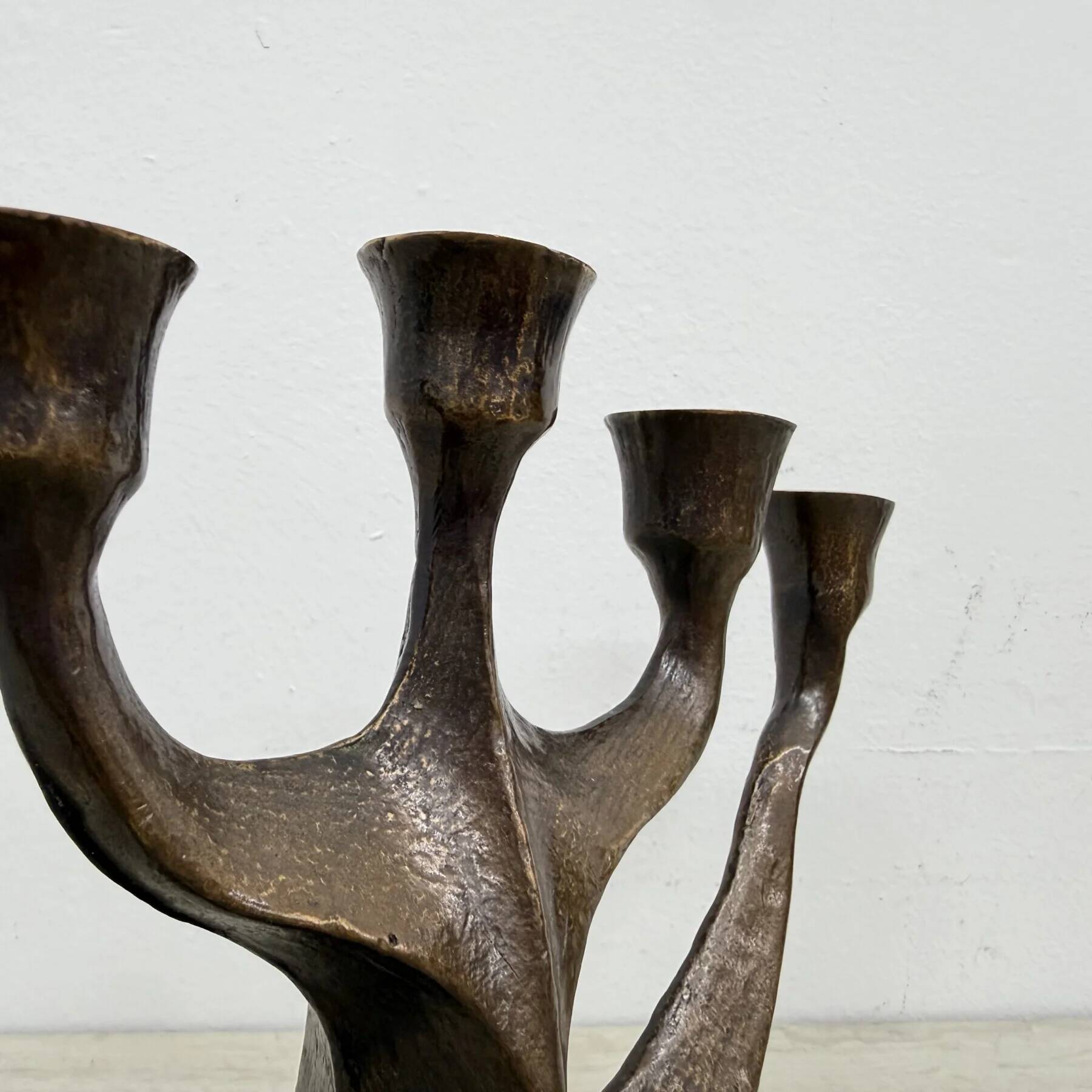 Brutalist candle holder by Horst Dalbeck, 1970s, Germany