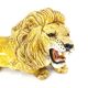 Italian Glazed Terracotta Lion sculpture, 1960s