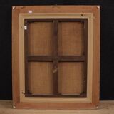 Antique religious painting from the 17th century, Penitent Saint Jerome