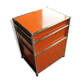Meuble de rangement modulaire vintage USM Haller années 70