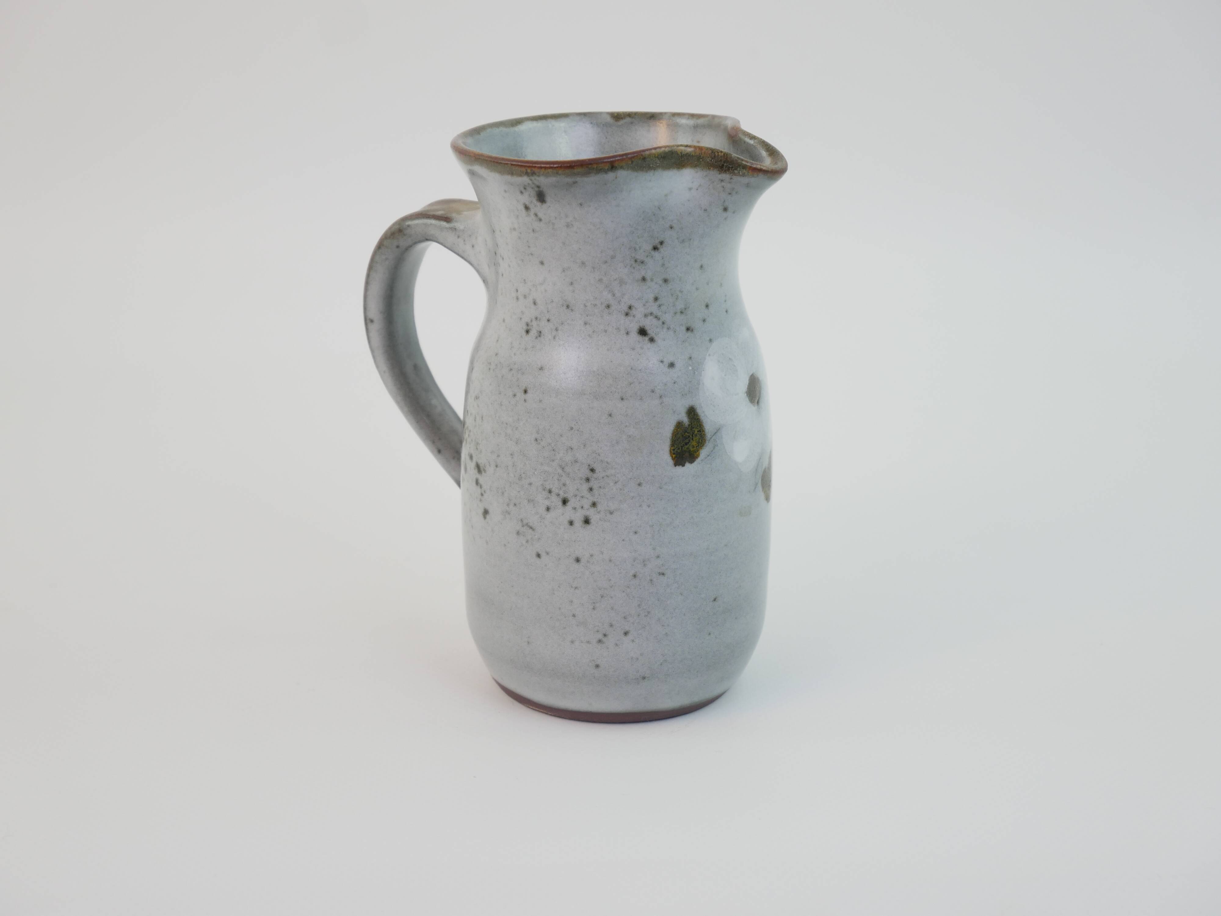 Small pitcher Milk jug Ceramic jug Atelier Thierry and Chantal Robert