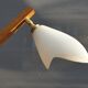 Scandinavian snowdrop design table lamp