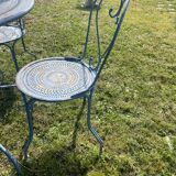 Salon de jardin en fer forgé