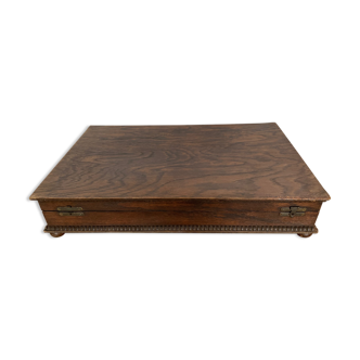 Boite en bois écritoire de voyage