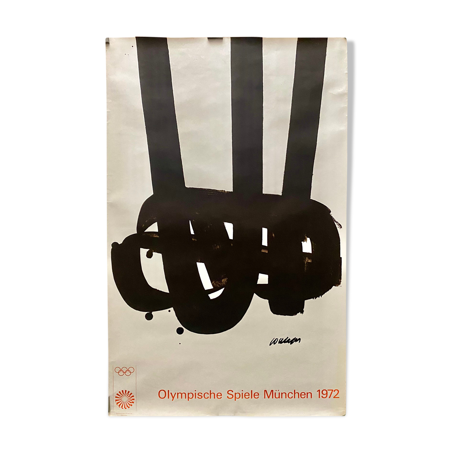 POSTER SOULAGES JO MUNICH - 1972