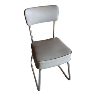 Grey skaï roneo office chair