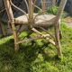 Rattan armchair duo