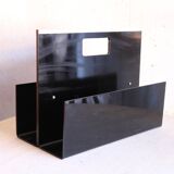 Porte revues 70's plexi noir Roche bobois