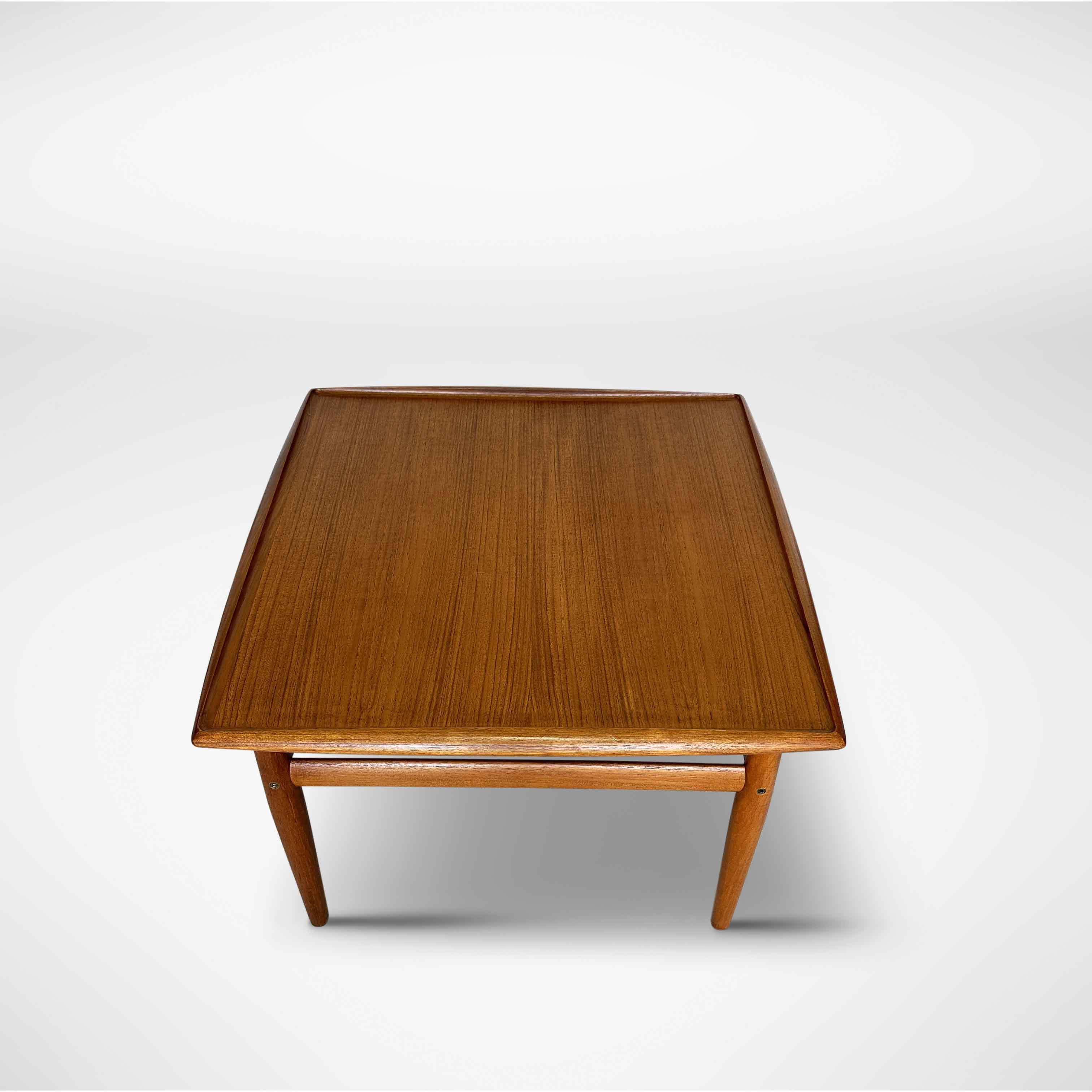 Teak Coffee Table by Grete Jalk for Glostrup, Denmark, 1960s