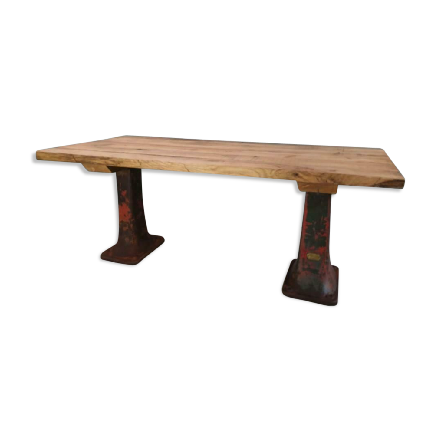 Industrial dining table