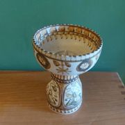 Vintage Keraluc ceramic candle holder