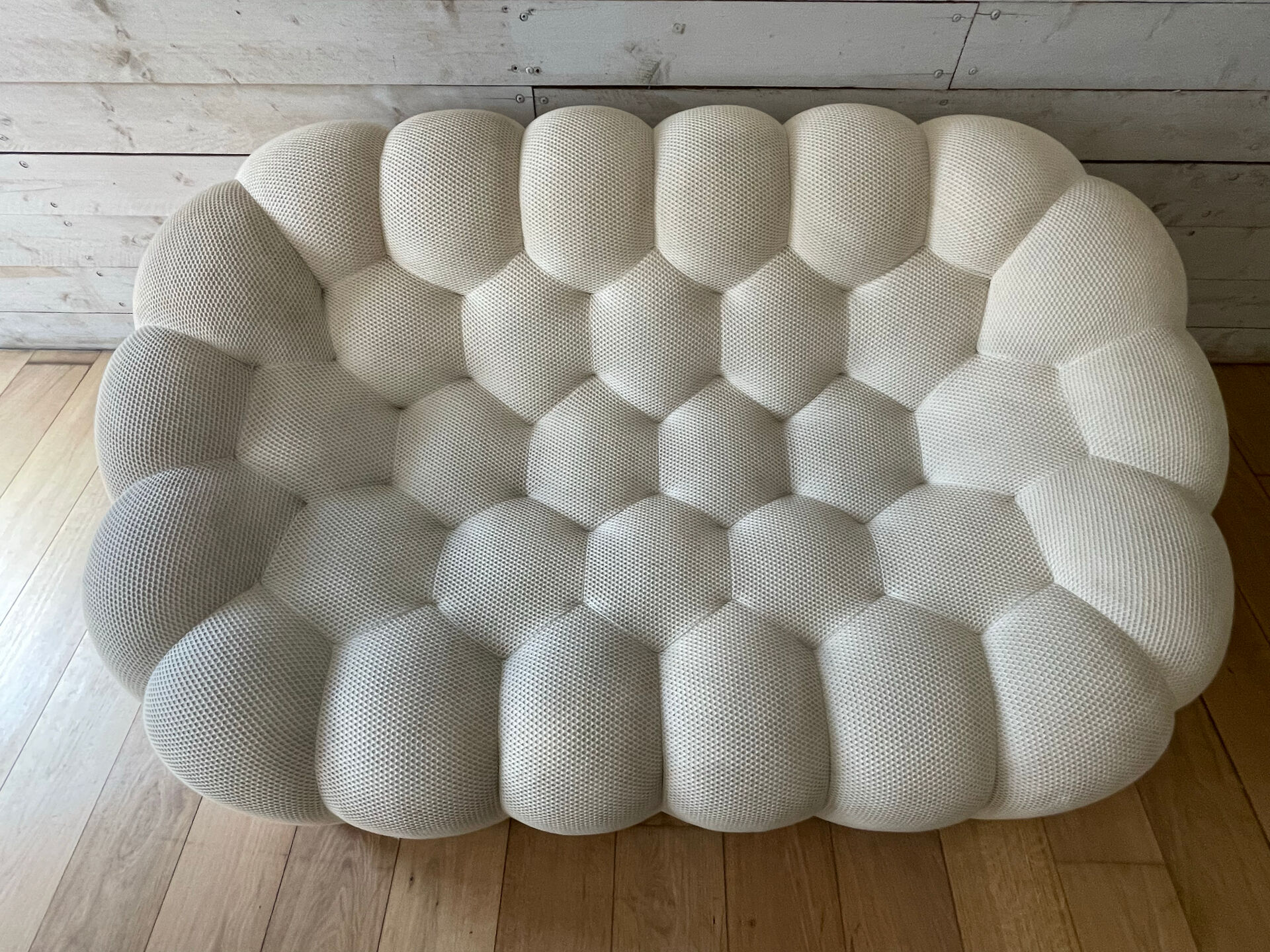 Rochebobois right bubble sofa, 2.5 seats