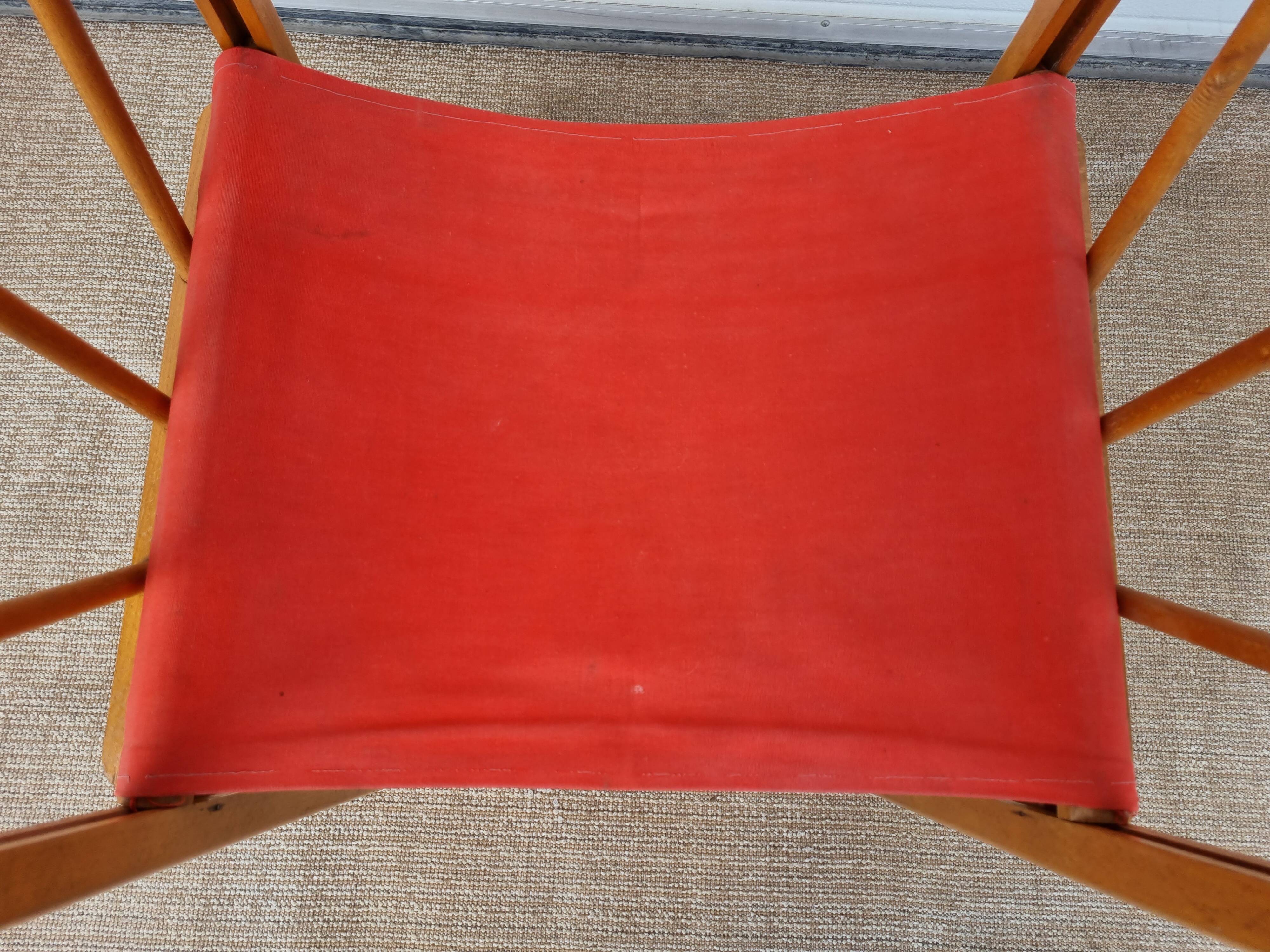 5 Old Folding Chairs from Garden 50 60