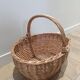 Vintage rattan wicker basket