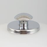 Pair Italian Space Age Mazzega Murano glass table lamps