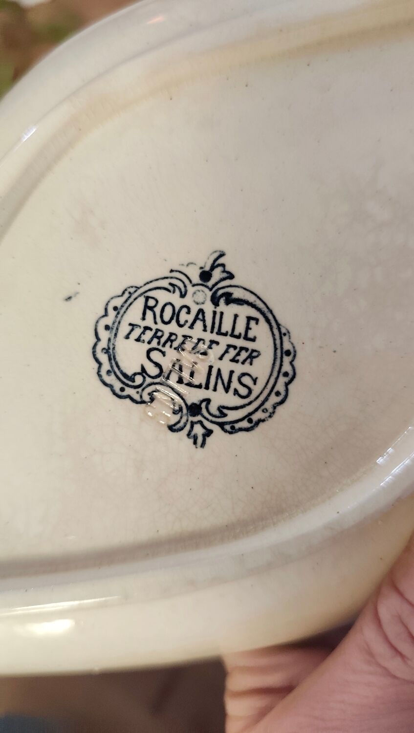 Paire de raviers terre de fer Salins