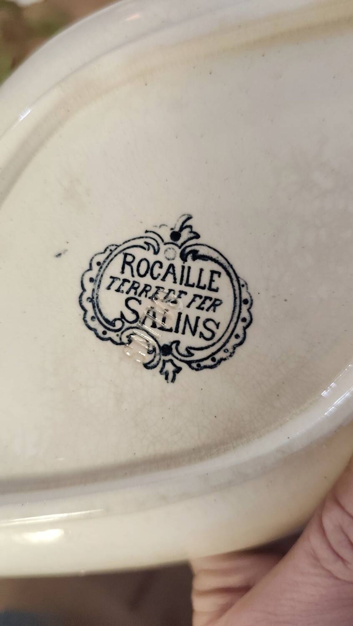 Paire de raviers terre de fer Salins