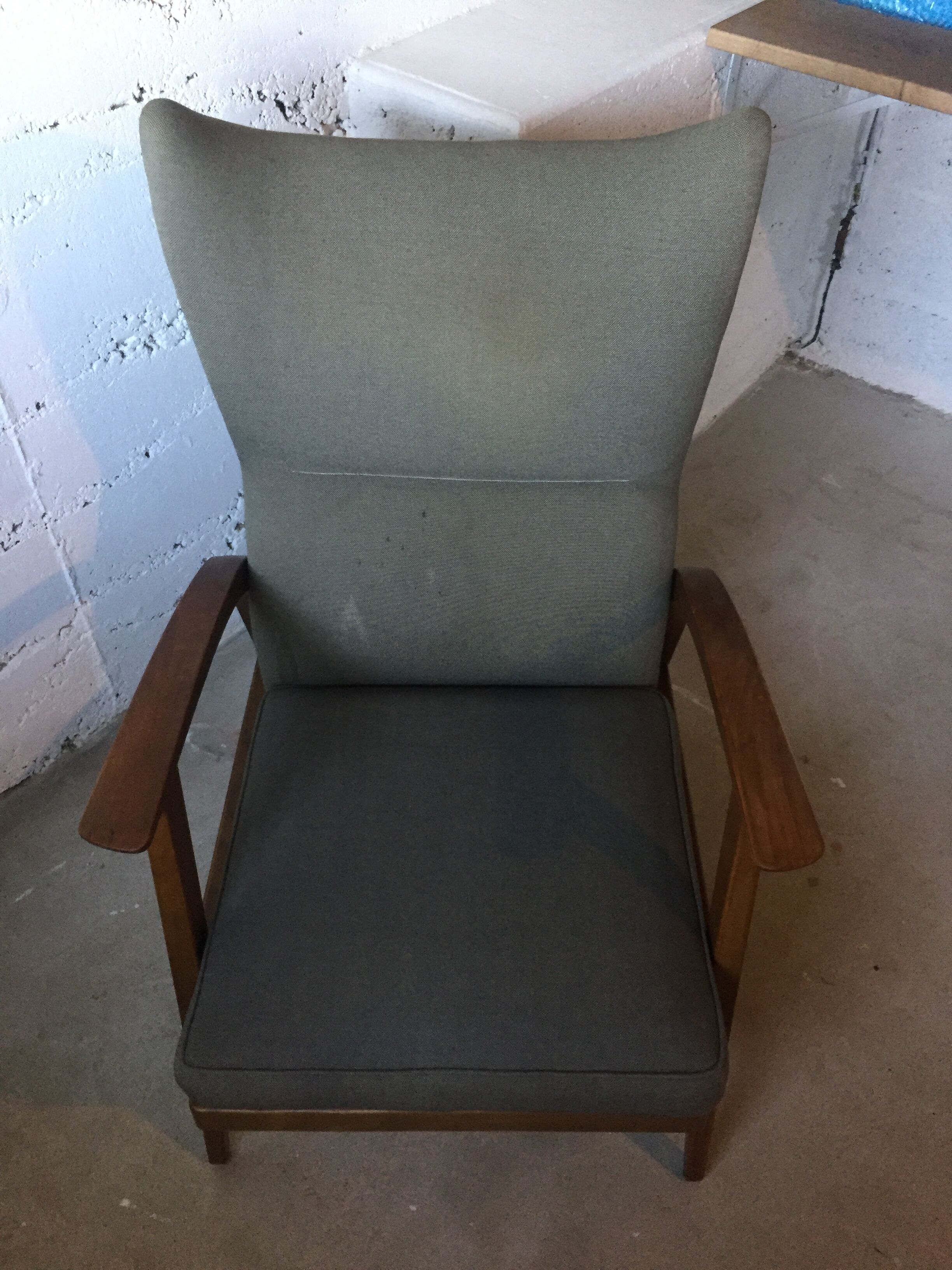 Fauteuil bois Knoll Antimott