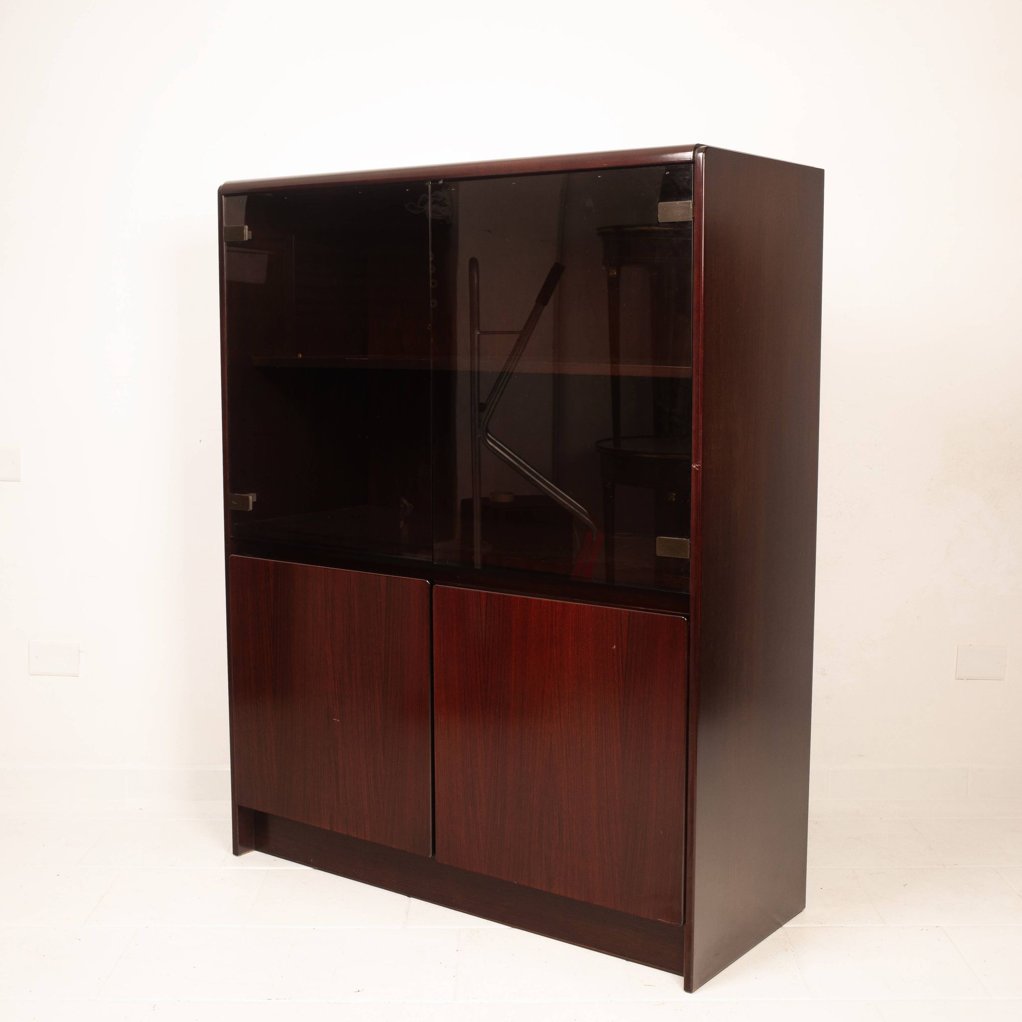 African Rosewood Daniel Cabinet by Paolo Piva for FAMA