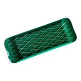 Vintage dark green ceramic plate