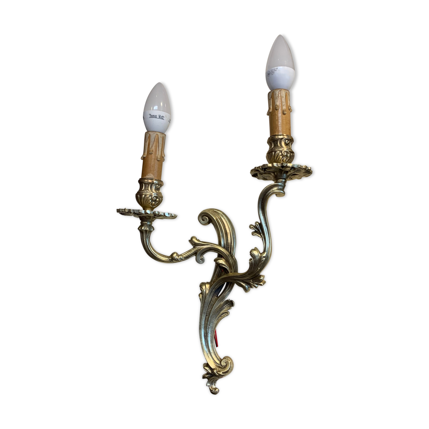 Pair of wall light in Bronze Louis XVI