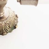 Pair of 1950’s solid metal ‘torch holding hand’ wall sconces by maison arlus